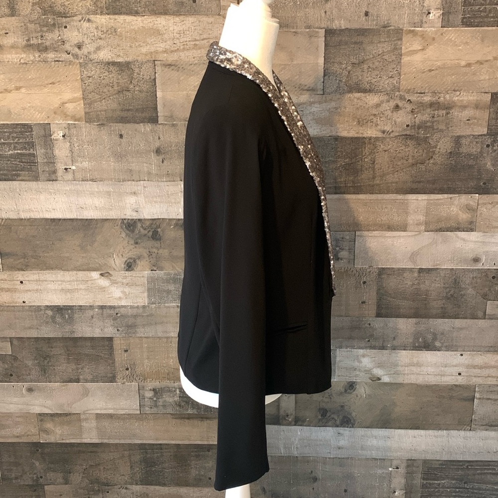 A.N.A. Open Blazer with sequined collar - Picture 3 of 16